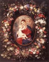 Rubens, Peter Paul - The Virgin and Child in a Garland of Flower
